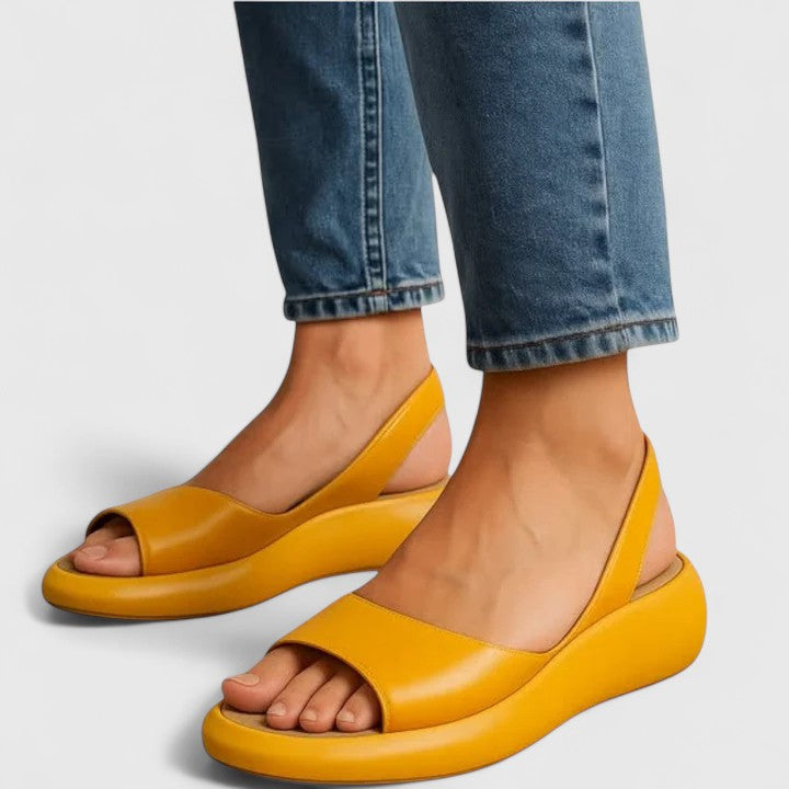 Damen Sommer Orthopädische Plateau Sandalen