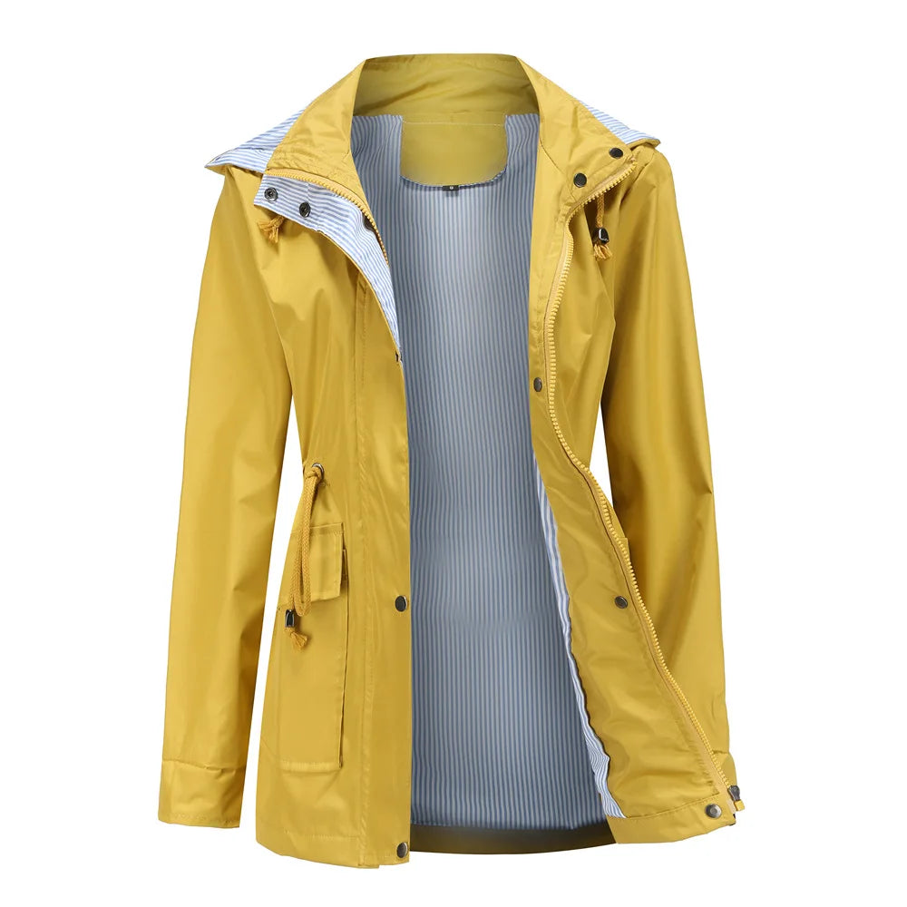 Damen Hooded Trenchcoat | Robustes Design