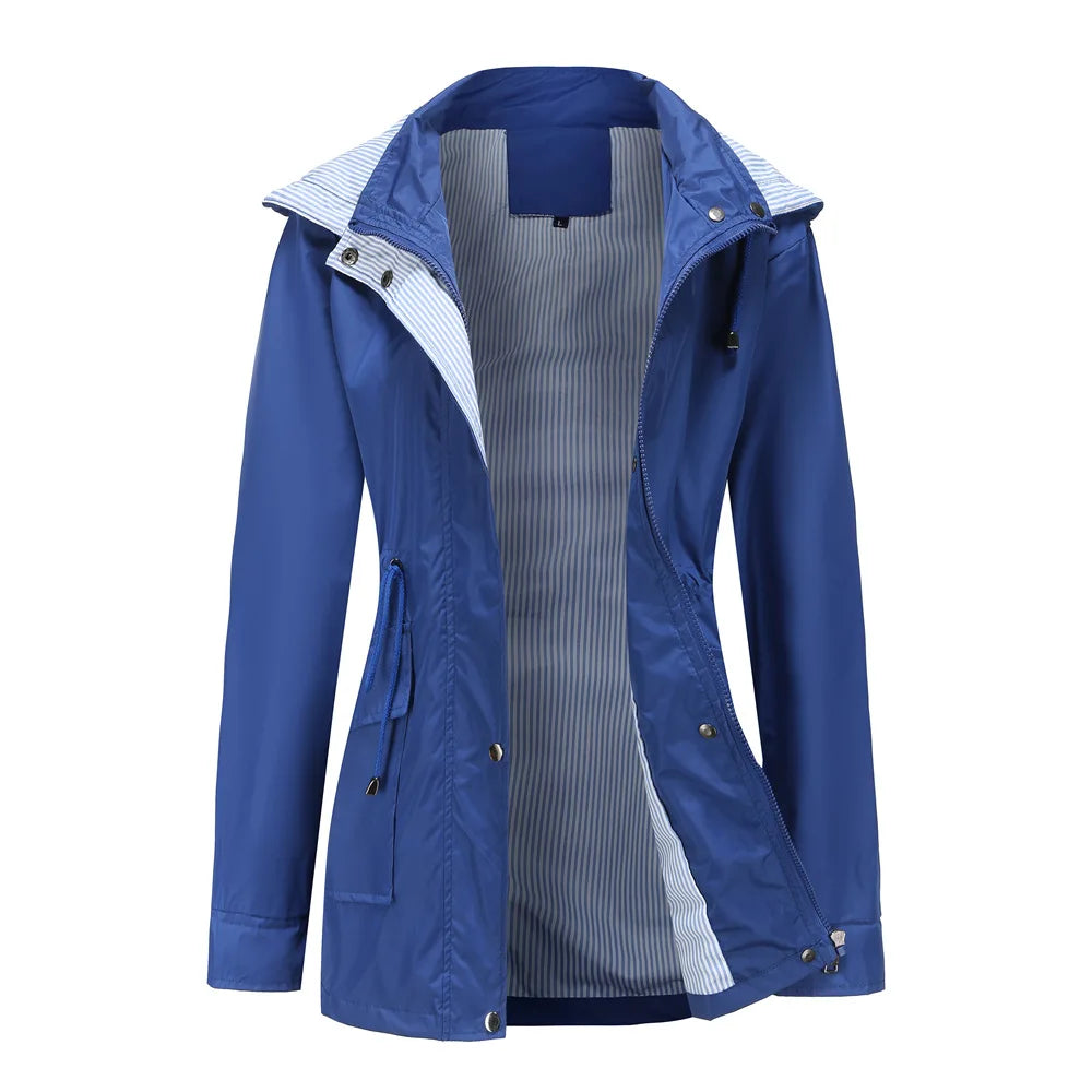 Damen Hooded Trenchcoat | Robustes Design