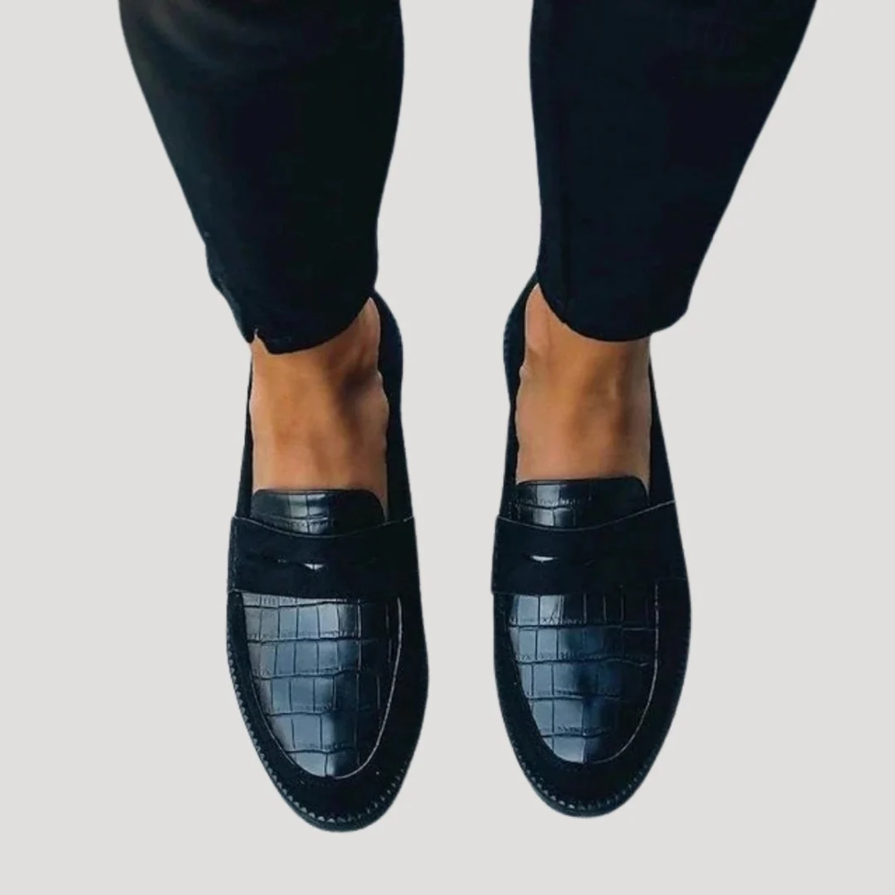 Damen Schlupfdesign Casual Loafer Schuhe
