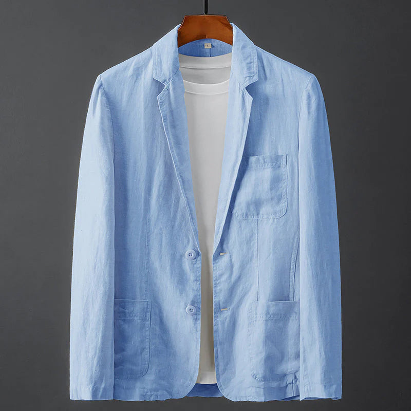Herren Sommer Reverskragen Leichte Blazer