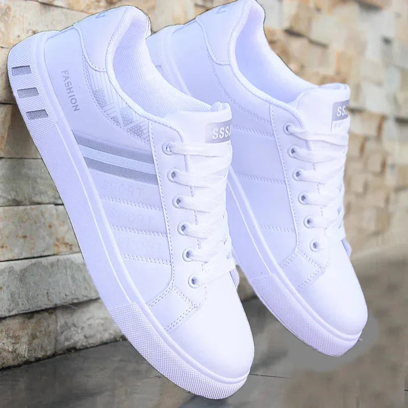 Herren Lässig Streifen Detail Freizeit Sneakers