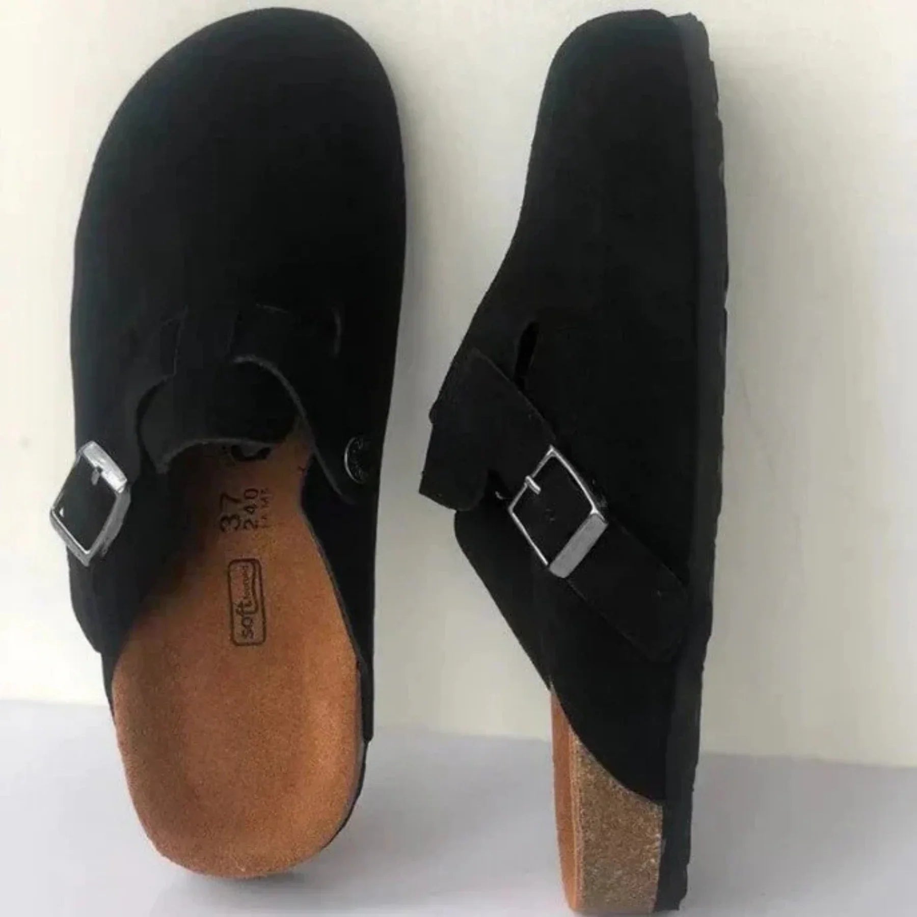Herren Lässig Schnalle Slip-On Mules Sandalen