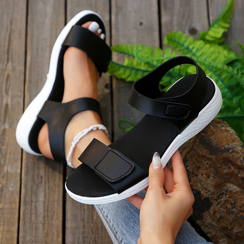Damen Verstellbare Riemchen Sommer Sandalen