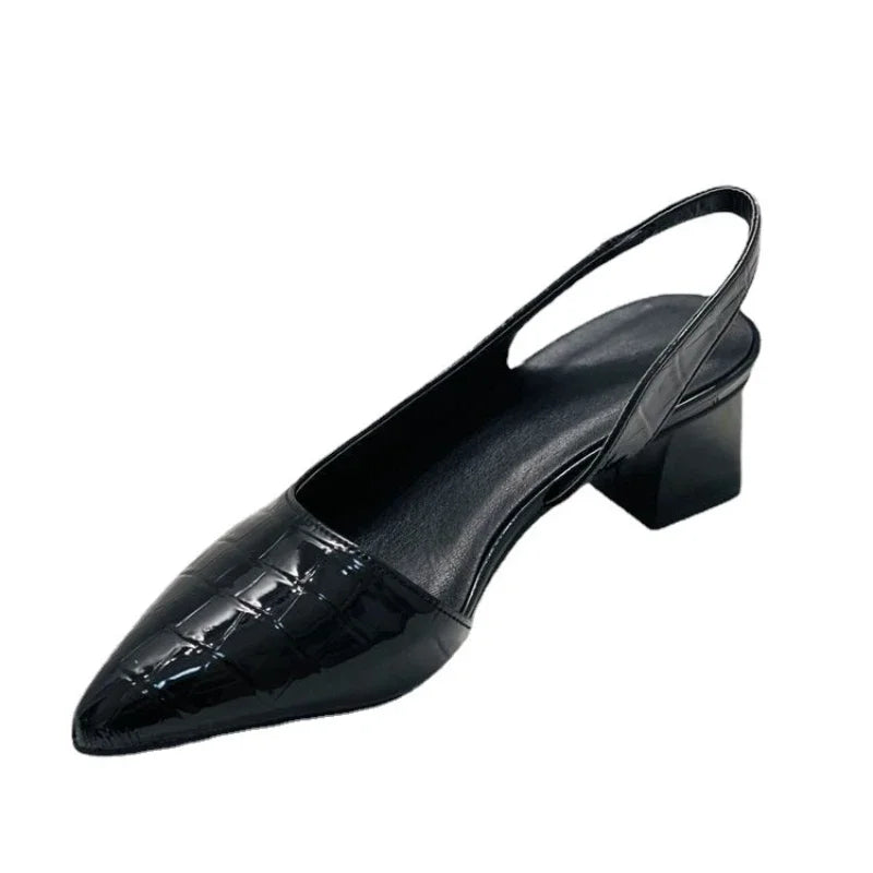Elegante Orthopädische Pumps mit Kroko-Design für Damen