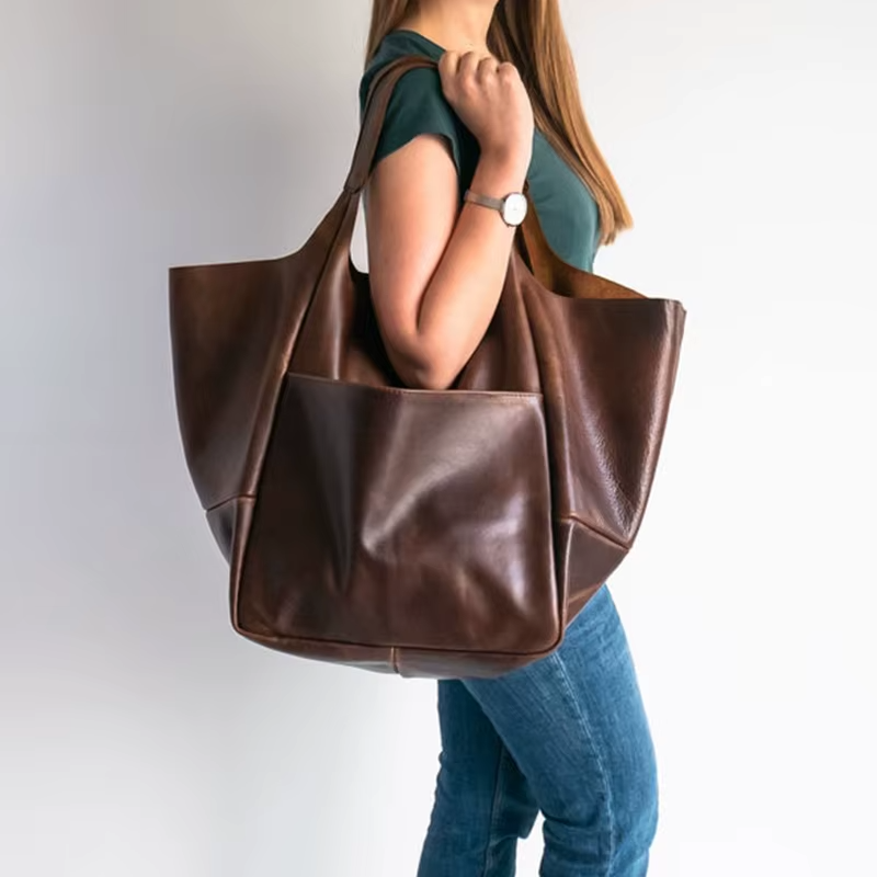 Damen Oversized Tote | Stilvoll und geräumig für den Alltag