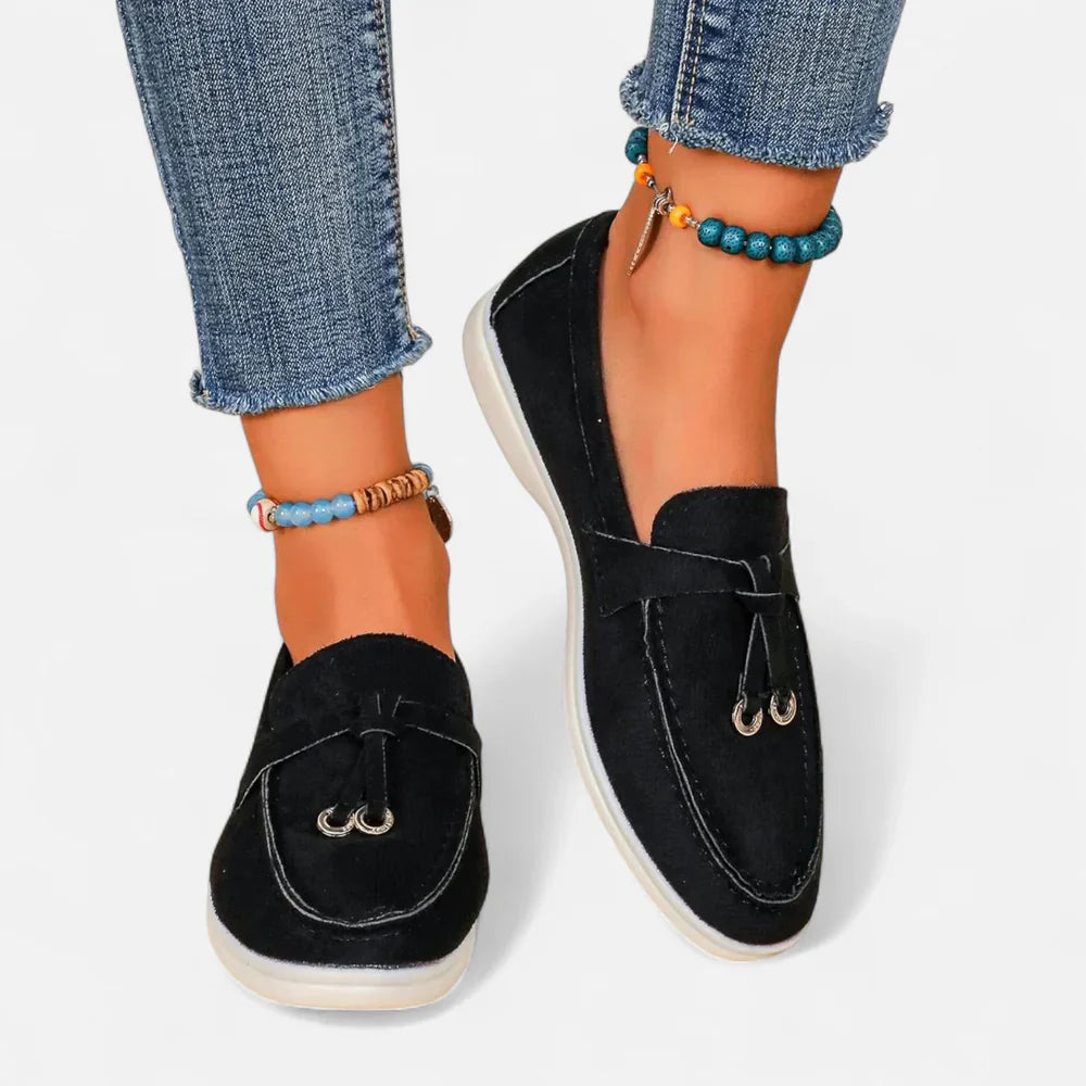 Damen Casual Vintage Slip-On Loafers