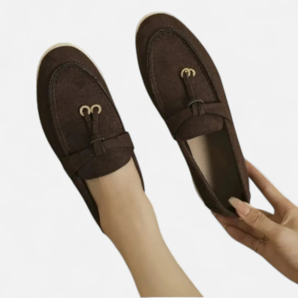 Damen Casual Vintage Slip-On Loafers