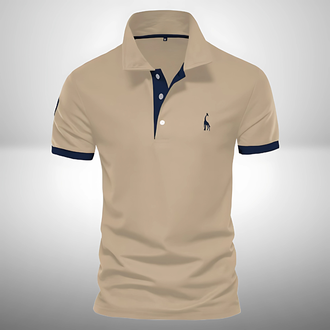 Herren Kurzarm Freizeit Slim Fit Poloshirt