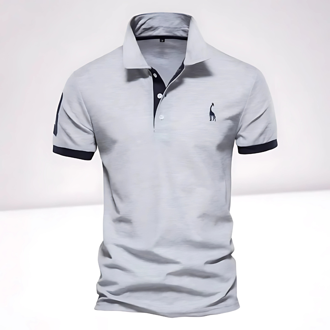 Herren Kurzarm Freizeit Slim Fit Poloshirt