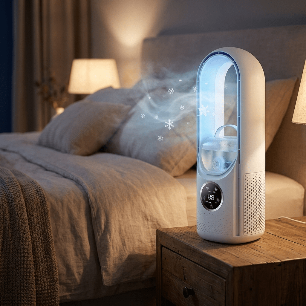 Mobile Klimaanlage | Tragbar Energiesparend Ideal für Zuhause und Büro