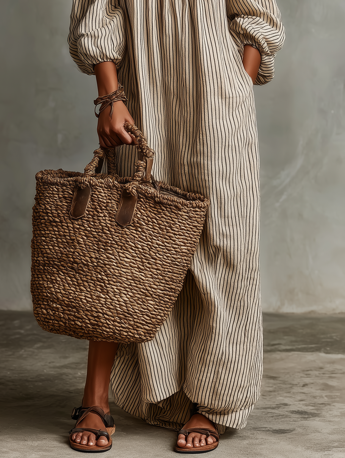 Astrid | Damen Schulterfreies Maxi Urlaubskleid