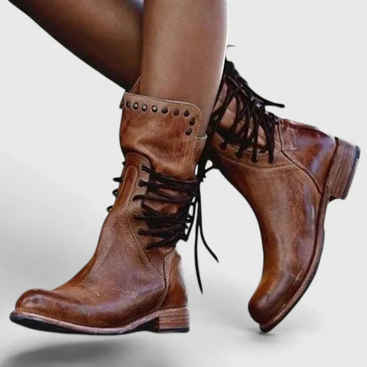 Birgit | Damen Klassische Schnürstiefel