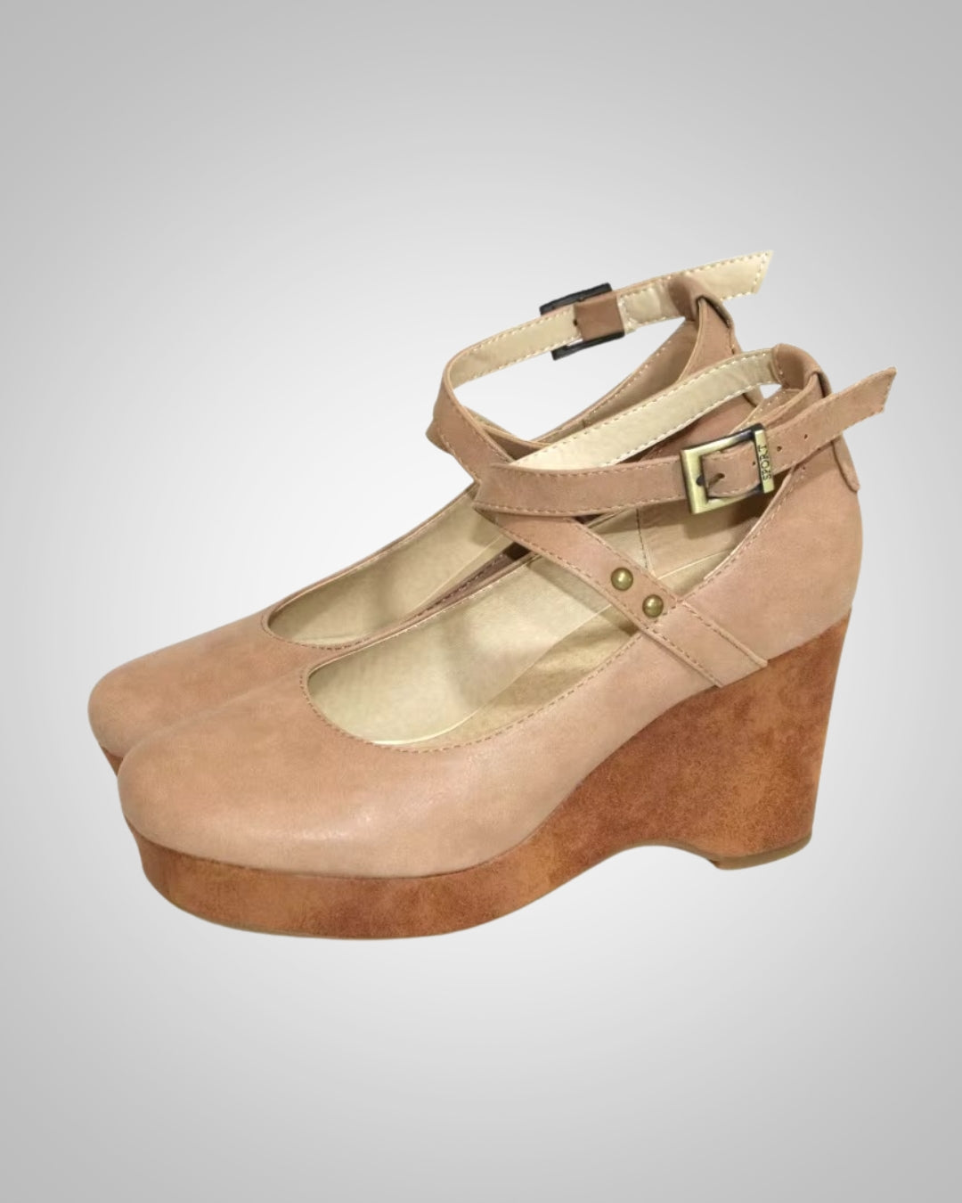 Damen Lässig Blockabsatz Plateau Mary Jane Pumps