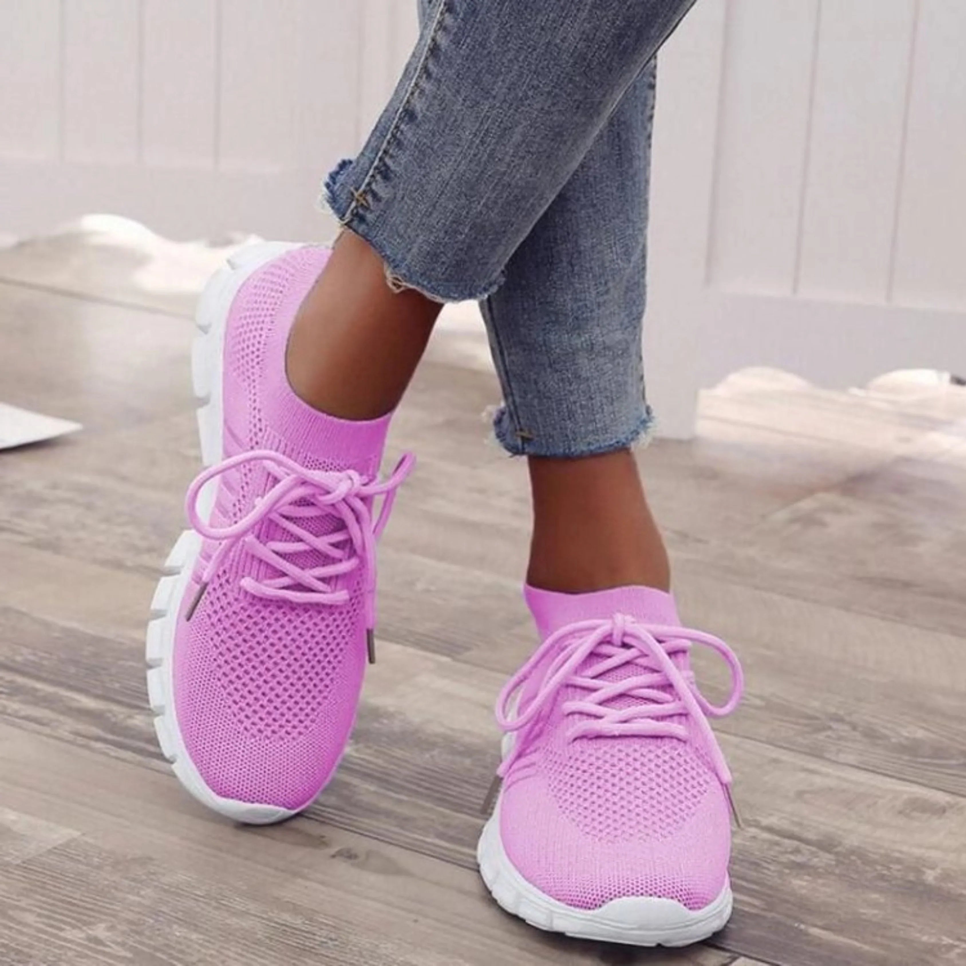 Damen Orthopädische Schnürung Sneaker