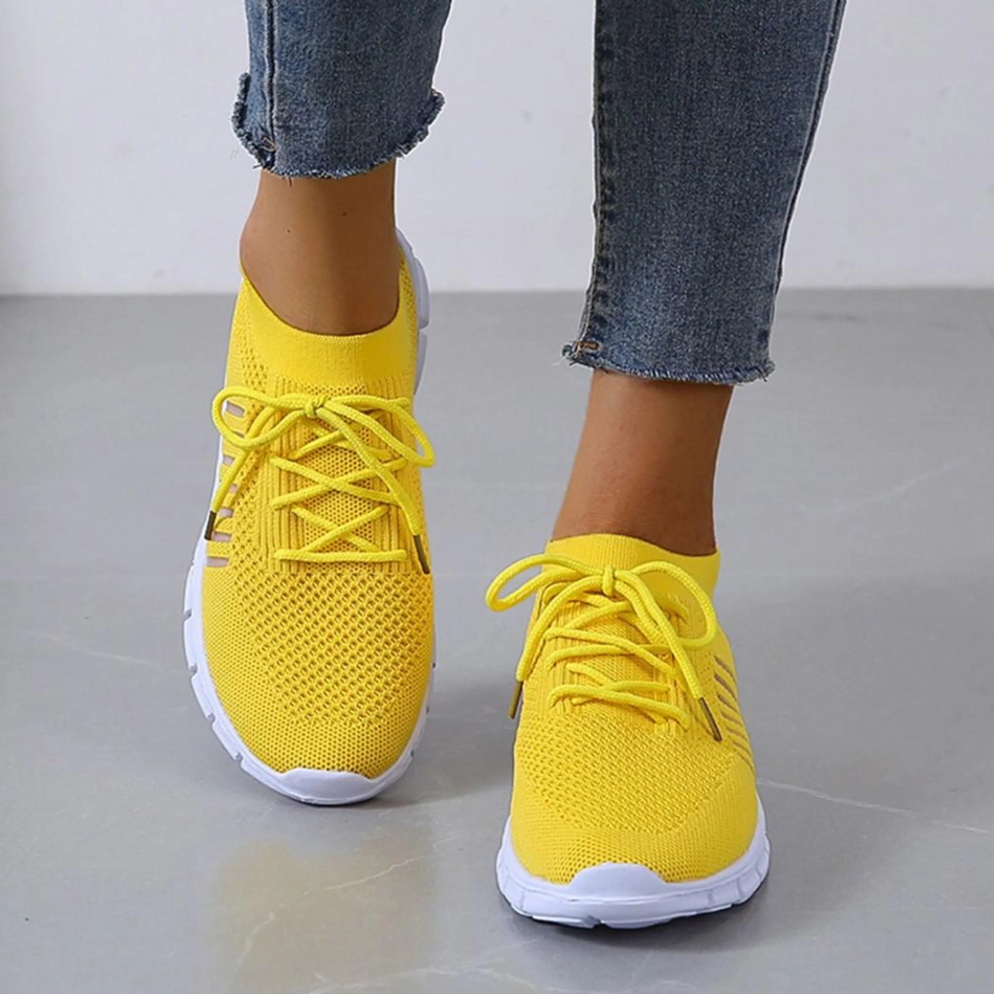 Damen Orthopädische Schnürung Sneaker