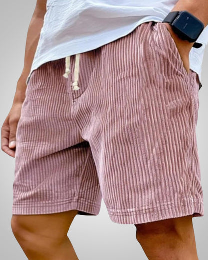 Herren Leichte Cord Sommer Bermuda Shorts