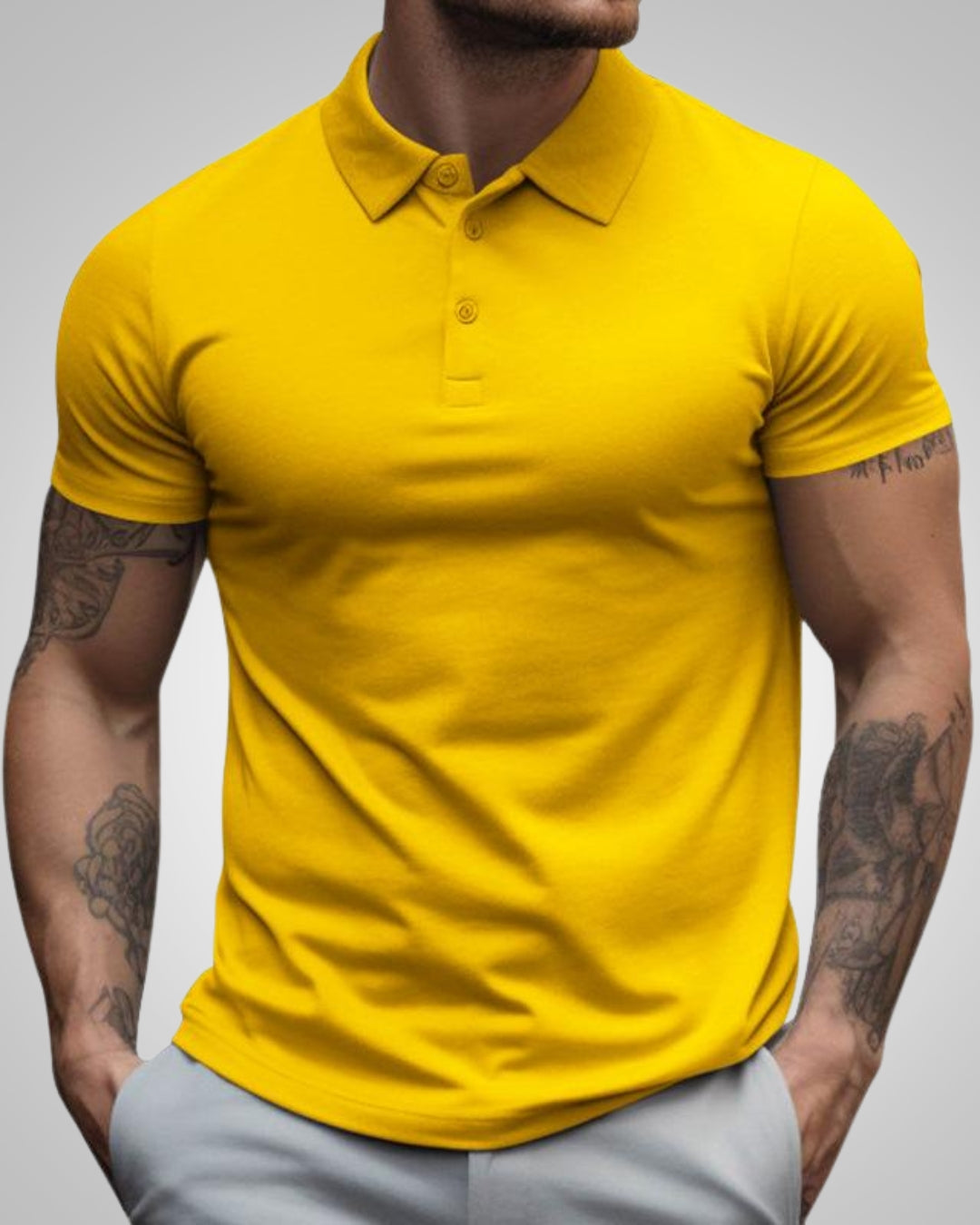 Julian | Herren Slim Fit Kurzarm Poloshirt