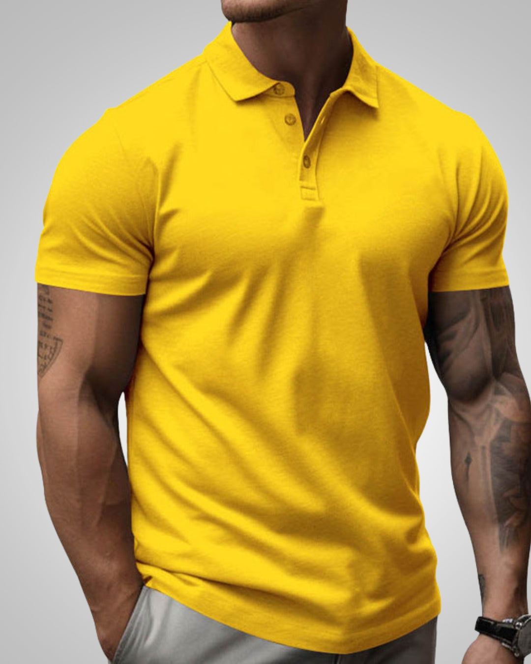 Julian | Herren Slim Fit Kurzarm Poloshirt