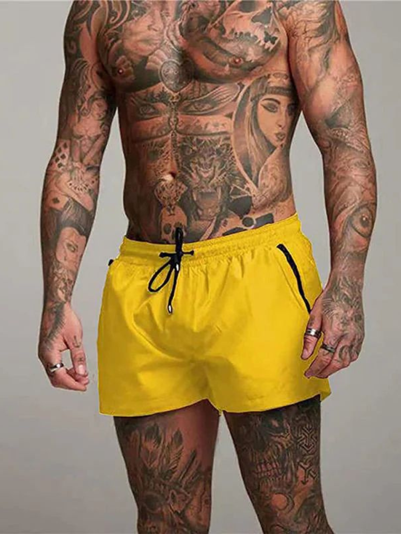 Herren Lässiger Kurzer Sommer Badehose
