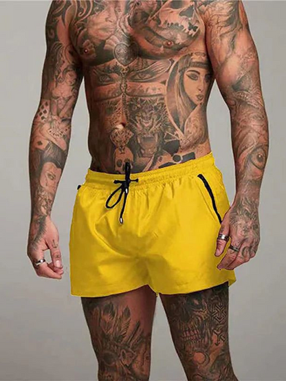 Herren Lässiger Kurzer Sommer Badehose