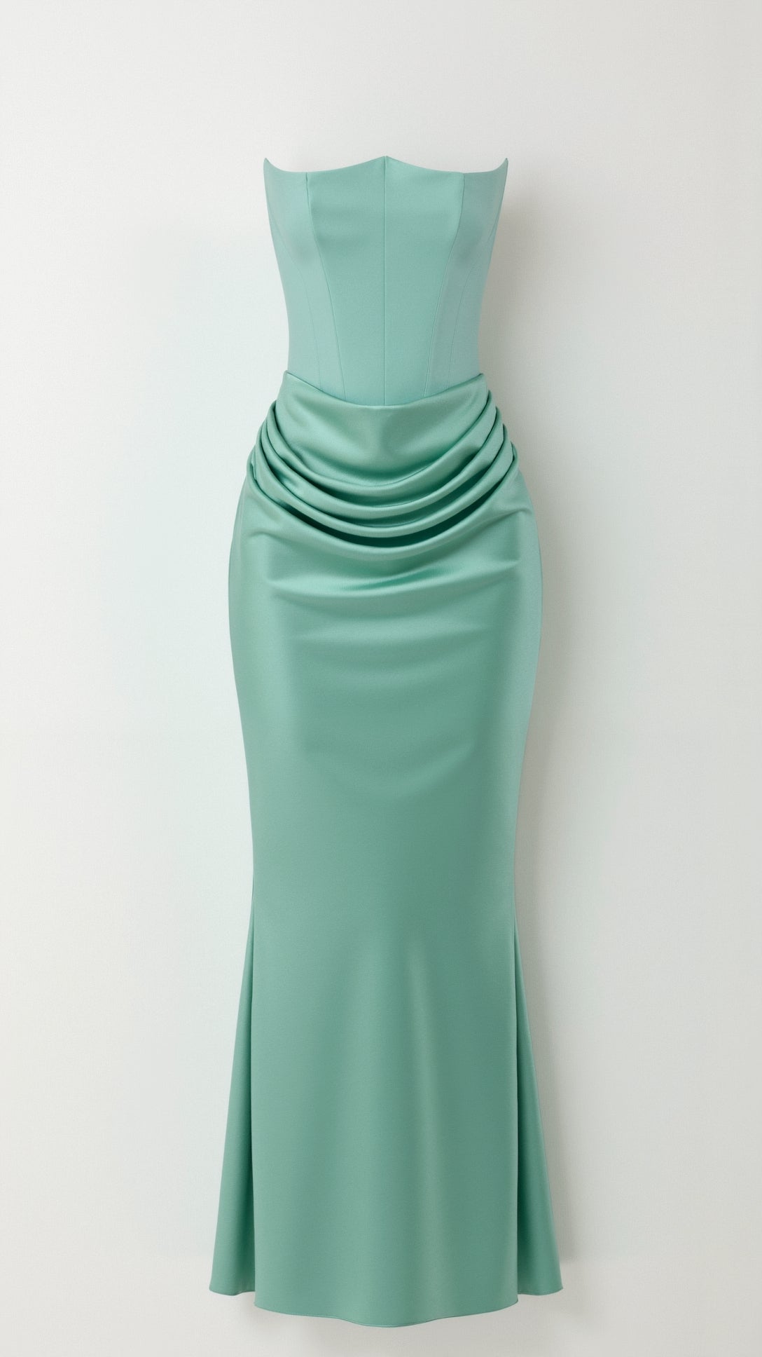 Damen Festliches Korsett Maxi Hochzeitsgastkleid