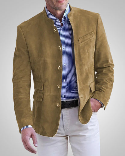 Andreas | Herren Klassische Wildleder-Blazerjacke