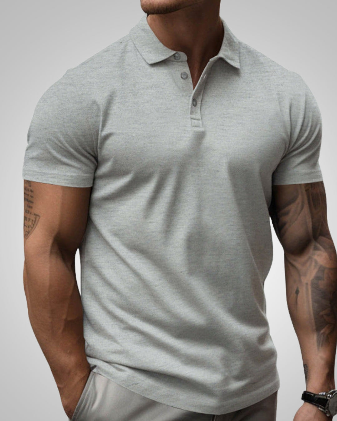 Julian | Herren Slim Fit Kurzarm Poloshirt