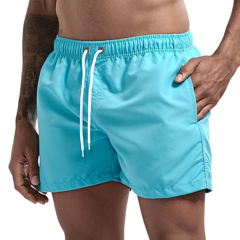 Herren Schnelltrocknender Slim Fit Sommer Badehose