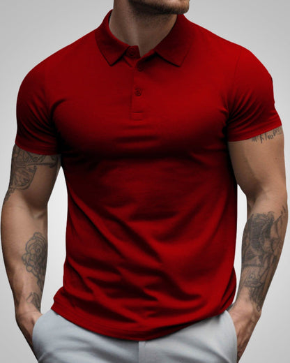 Julian | Herren Slim Fit Kurzarm Poloshirt