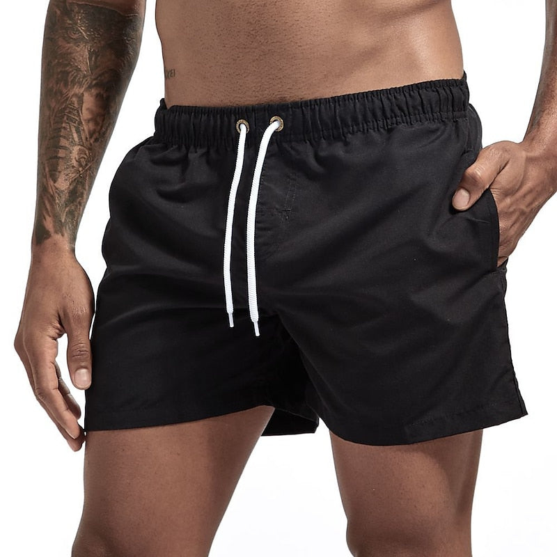 Herren Schnelltrocknender Slim Fit Sommer Badehose