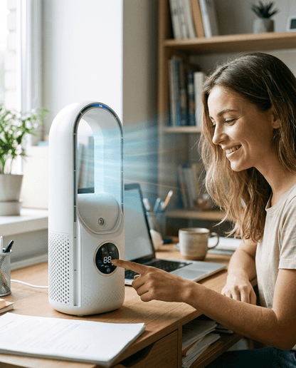 Mobile Klimaanlage | Tragbar Energiesparend Ideal für Zuhause und Büro