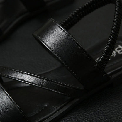 Damen Sommer Mehrriemen Fersenriemen Sandalen