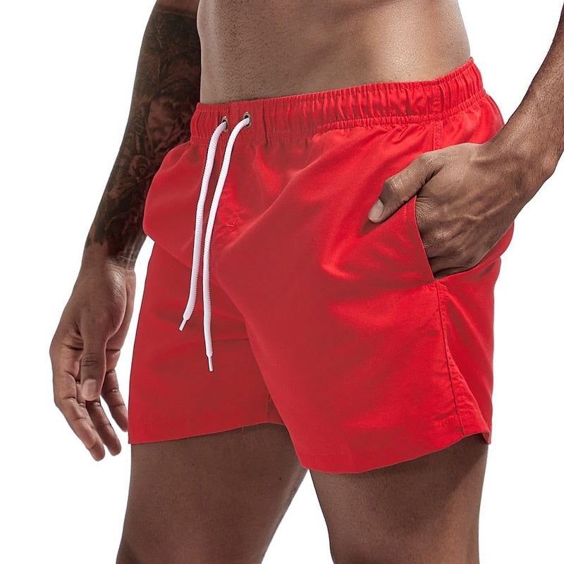 Herren Schnelltrocknender Slim Fit Sommer Badehose