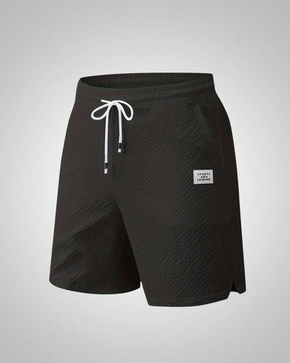 Herren Struktur Casual Strand Bermuda Shorts