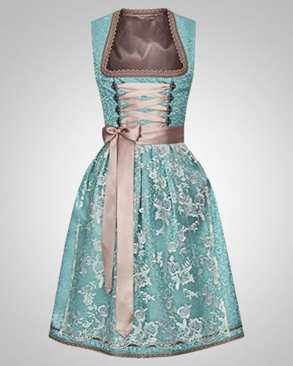 Mila | Damen Bayerisches Satinband Dirndl
