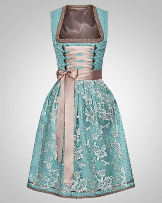 Mila | Damen Bayerisches Satinband Dirndl