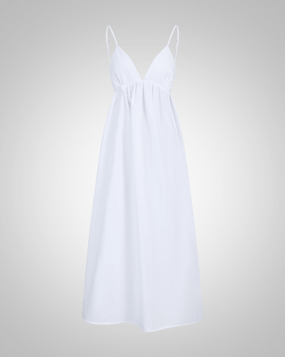 Hannah | Damen V-Neckline Sommer Midi Kleid