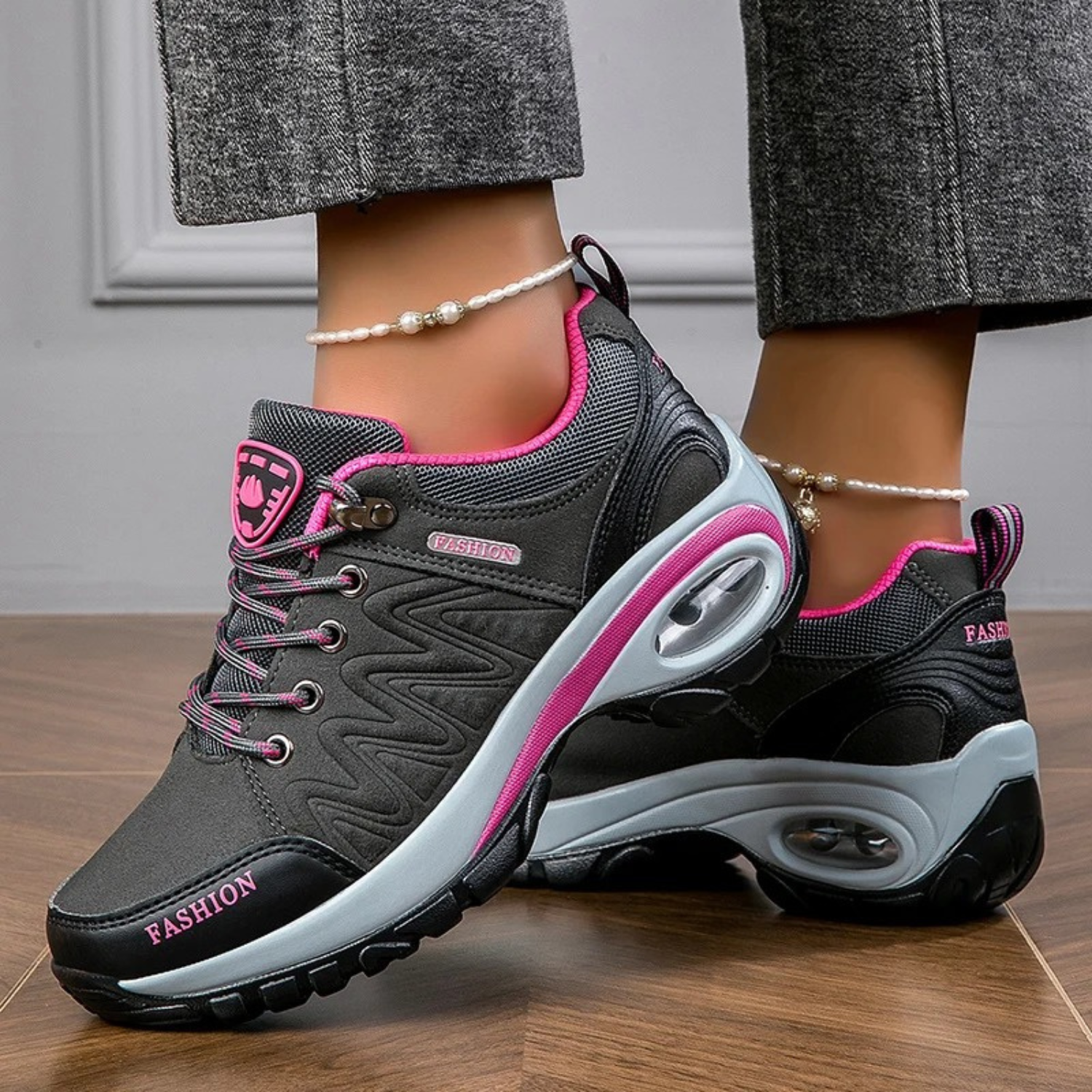 Damen Wasserdichte Bunte Outdoor Wanderschuhe