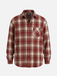 Simon | Herren Kariertes Heritage Flanell Hemd