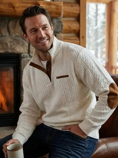 Jonas | Herren Klassiker Zopfmuster Pullover