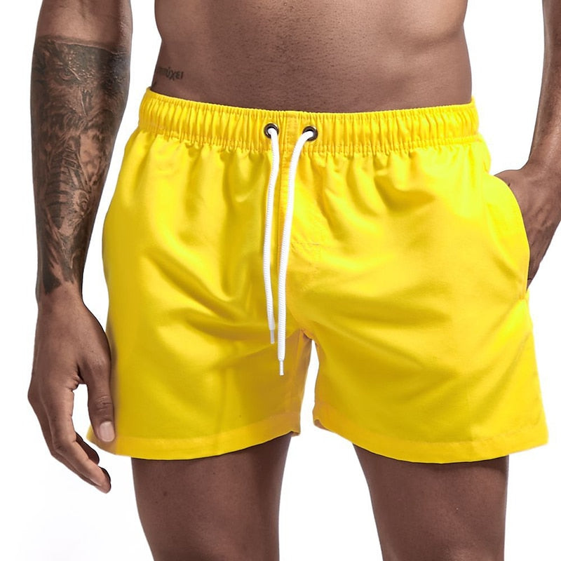 Herren Schnelltrocknender Slim Fit Sommer Badehose