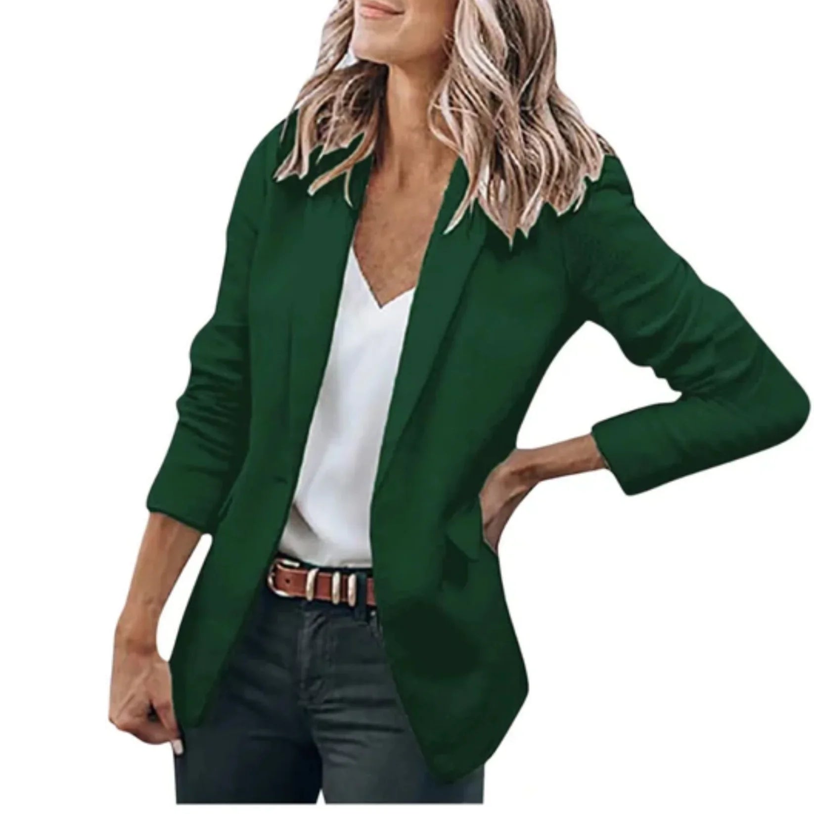 Damen Reverskragen Sommer Blazer