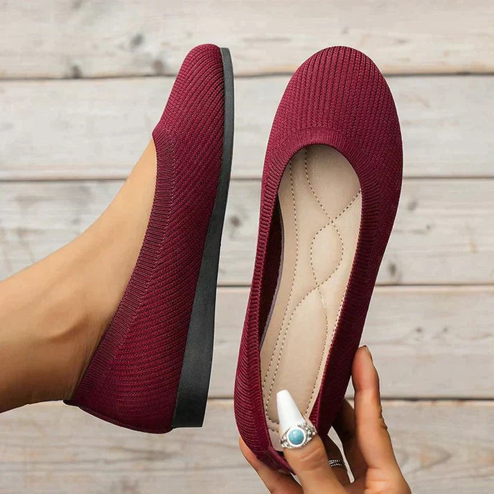 Damen Klassisch Round Orthopädische Ballerinas
