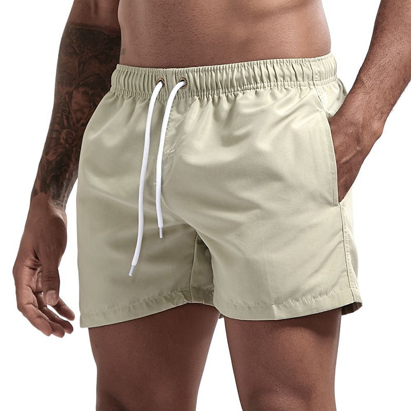 Herren Schnelltrocknender Slim Fit Sommer Badehose