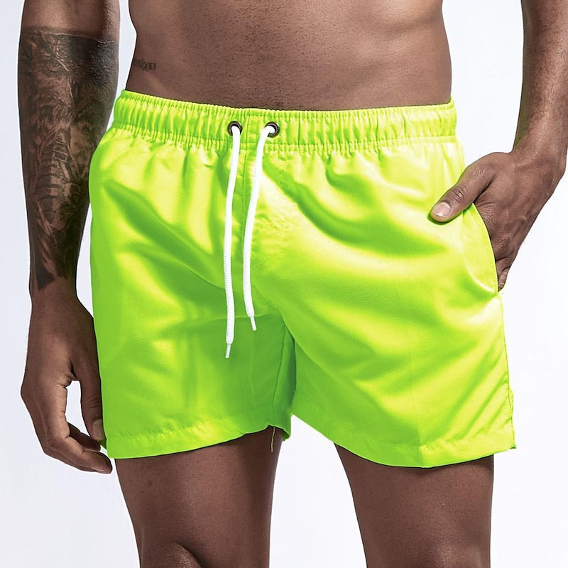 Herren Schnelltrocknender Slim Fit Sommer Badehose