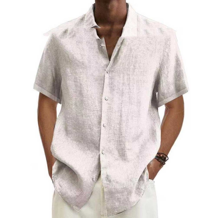 Herren Freizeit Kurzarm Sommer Hemd