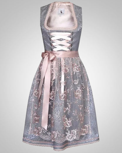 Mila | Damen Bayerisches Satinband Dirndl