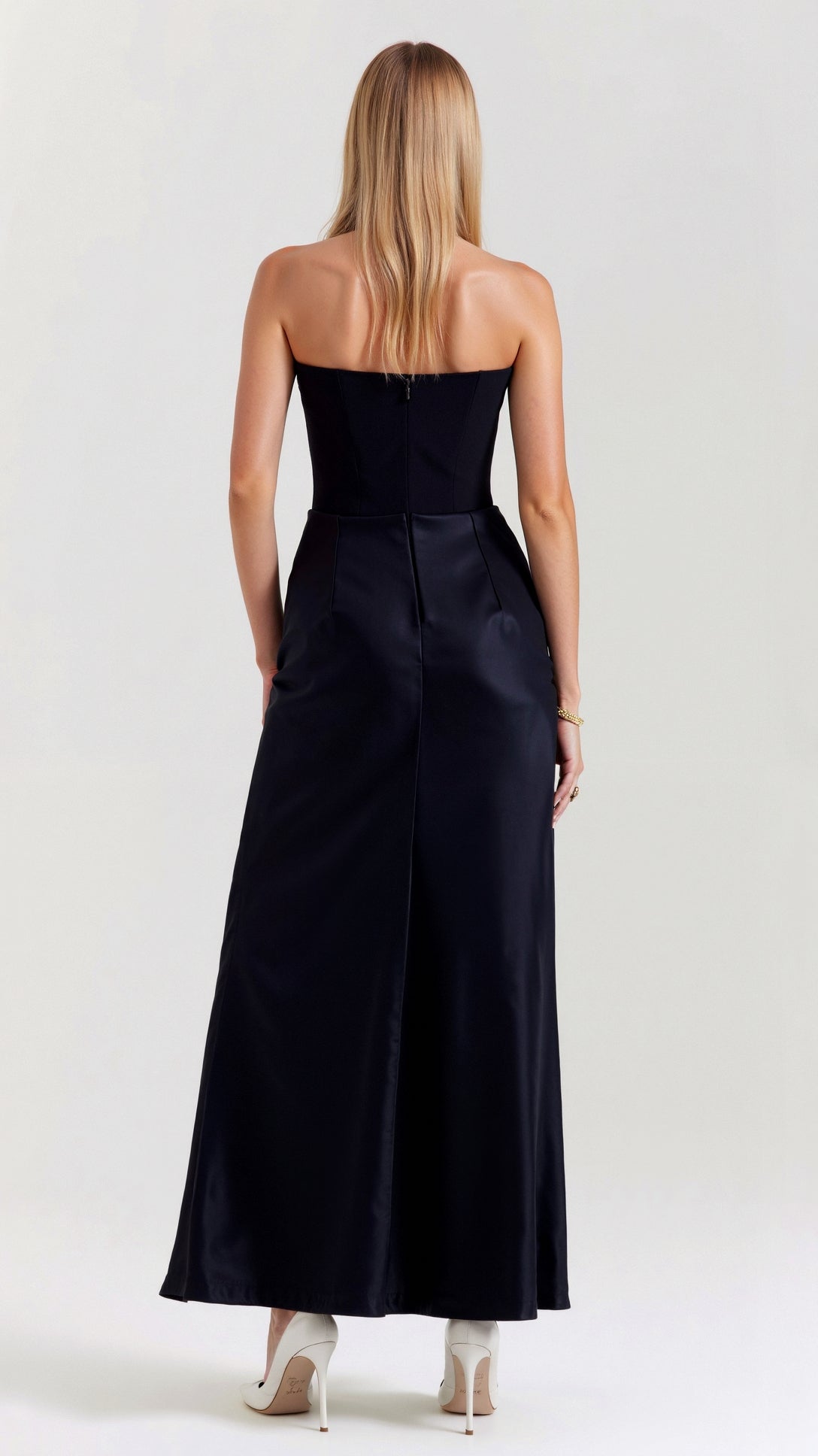 Damen Festliches Korsett Maxi Hochzeitsgastkleid