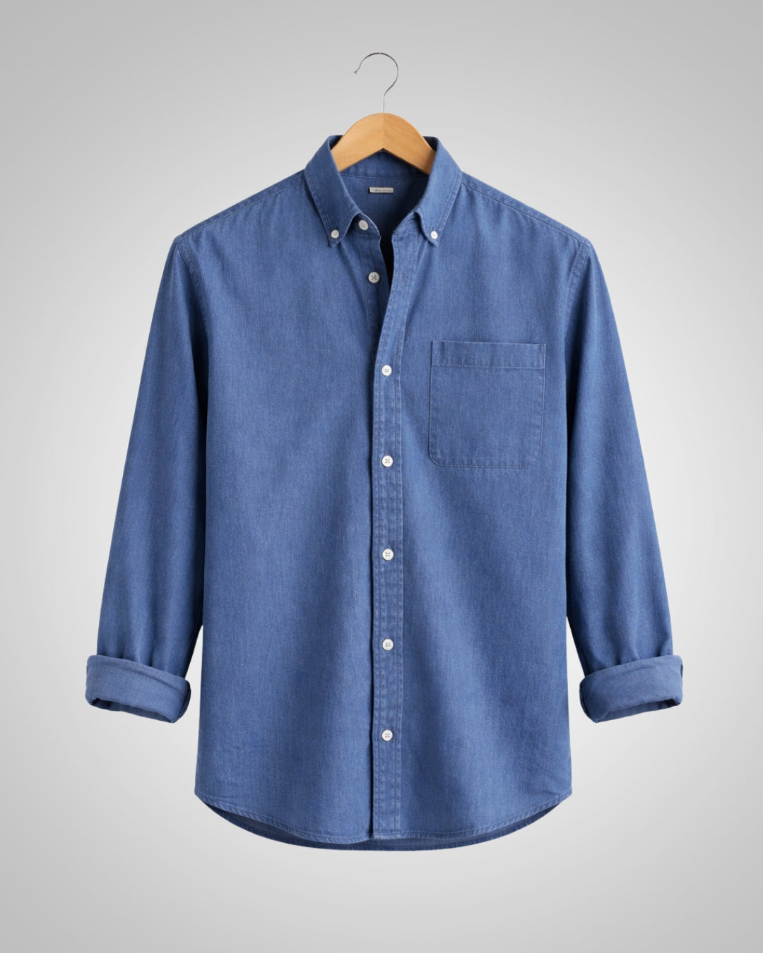 Andreas | Herren Washed Chambray Hemd